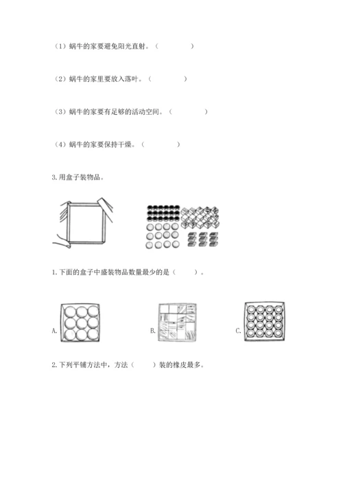 教科版一年级下册科学期末测试卷含完整答案（全国通用）.docx