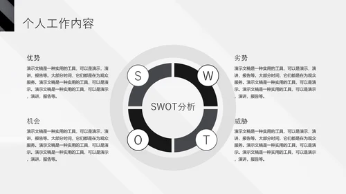 黑色竞聘述职通用PPT模板