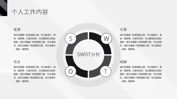 黑色竞聘述职通用PPT模板
