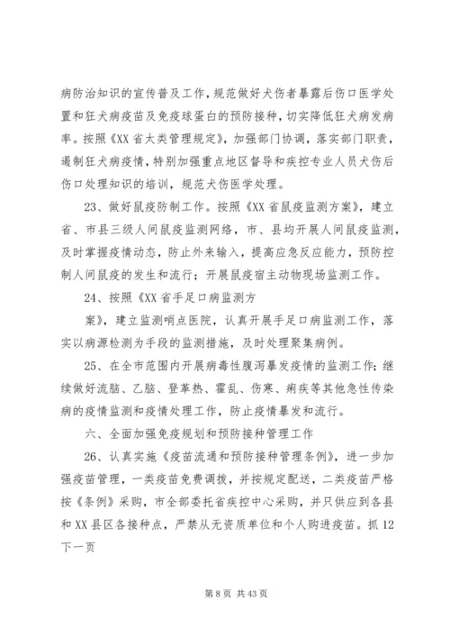 疾控中心年度工作计划.docx