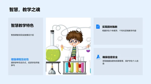 智慧课堂实施报告PPT模板