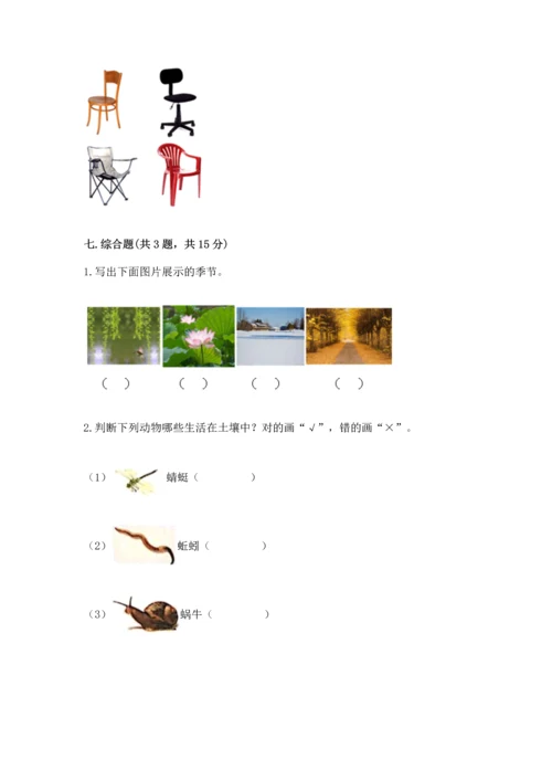 教科版二年级上册科学期末测试卷精品【模拟题】.docx