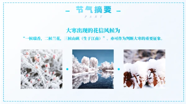 大寒冰天雪地通用PPT模板