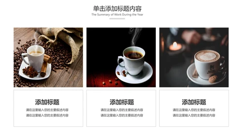 下午茶西餐厅休闲咖啡厅介绍咖啡介绍PPT模板