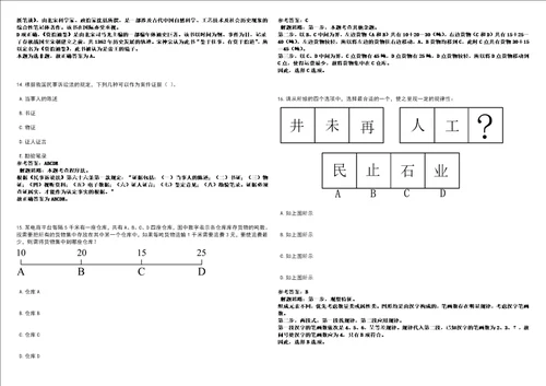 2022年10月深圳市光明区工业和化局公开招考9名专干3331笔试题库附带答案含详解