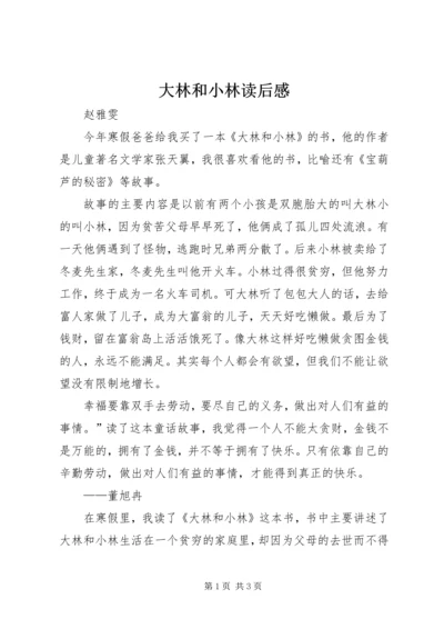 大林和小林读后感 (4).docx