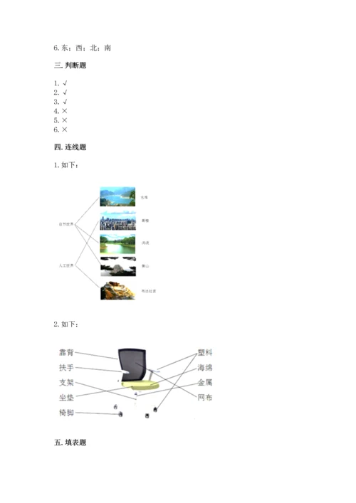 教科版科学二年级上册《期末测试卷》精品（黄金题型）.docx