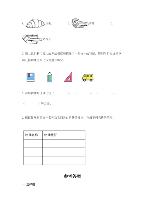 教科版一年级下册科学期末测试卷【必刷】.docx