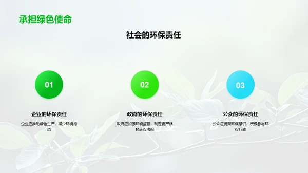 环保行动，从我做起