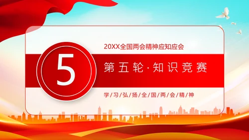 全国两会知识竞赛两会精神两会应知应会PPT课件