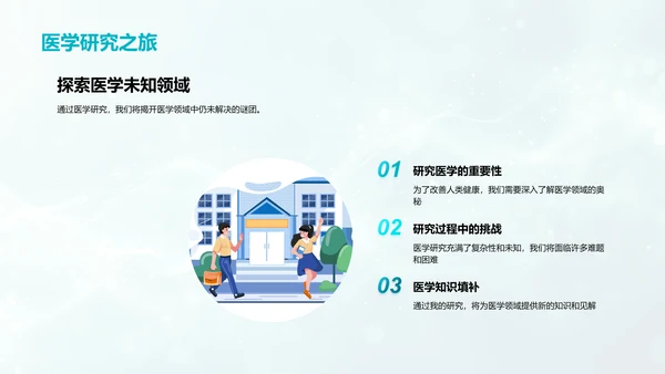 医学研究答辩报告PPT模板