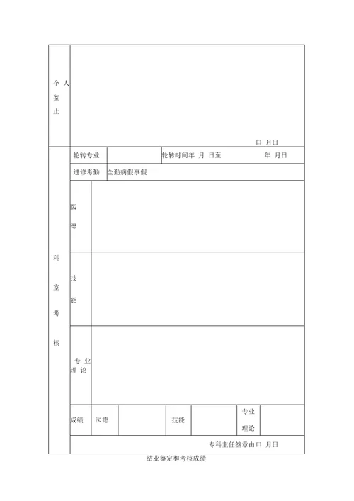 汕头市中心医院进修申请表