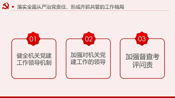 新时代全面从严治党的实施意见党课PPT模板