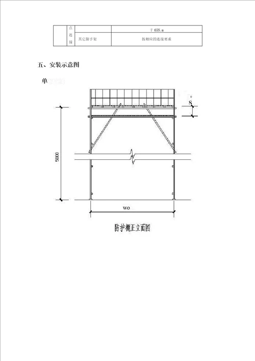 安全通道防护棚标准做法