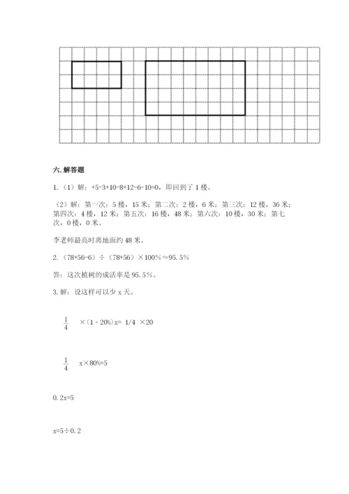 洛阳市西工区六年级下册数学期末测试卷推荐.docx