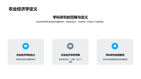 农业经济学深度解析
