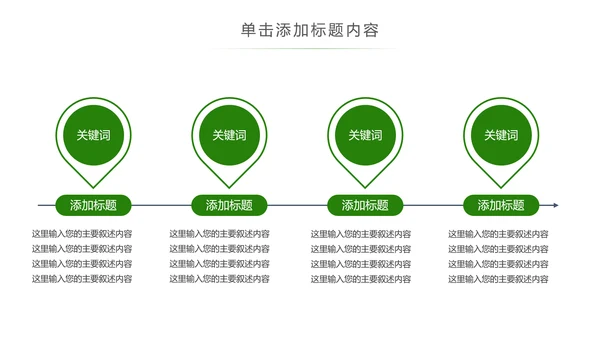 绿色森林植树造林林业木材园动态PPT模板