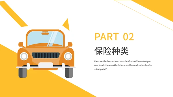 汽车4S店售后保险知识培训通用PPT模板