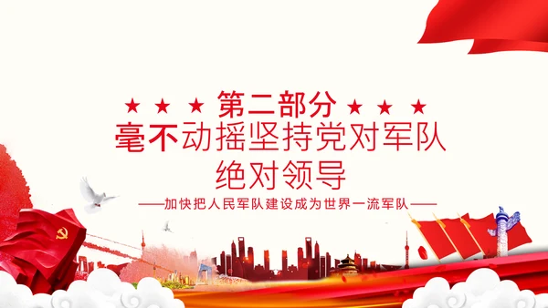 人民军队建设成为世界一流军队部队航母PPT