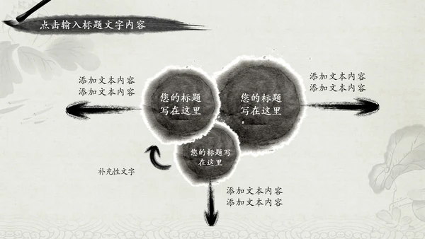水墨太极养生文化古典PPT模板