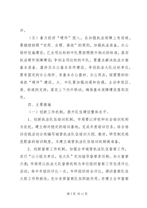 城管局执法队伍建设心得体会 (4).docx