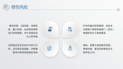 蓝色简约安全风险分级管控PPT模板宣传PPT动态PPT