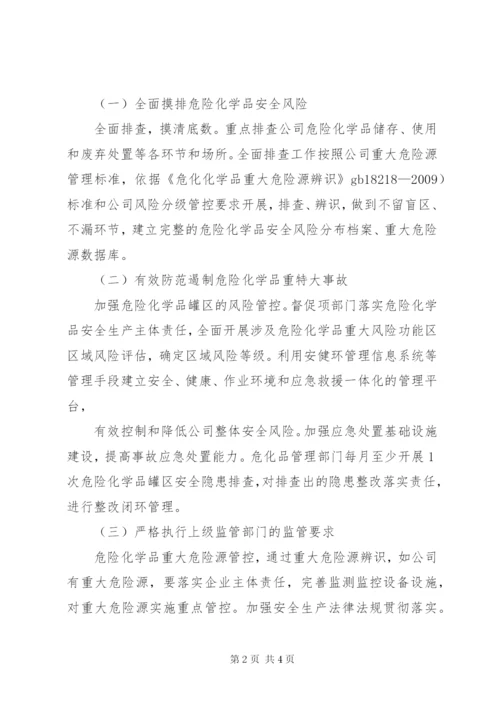 危险化学品安全综合治理实施方案.docx