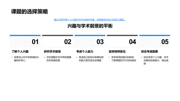 硕士学习全攻略PPT模板