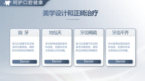 医疗牙科商业计划书务动态PPT模板