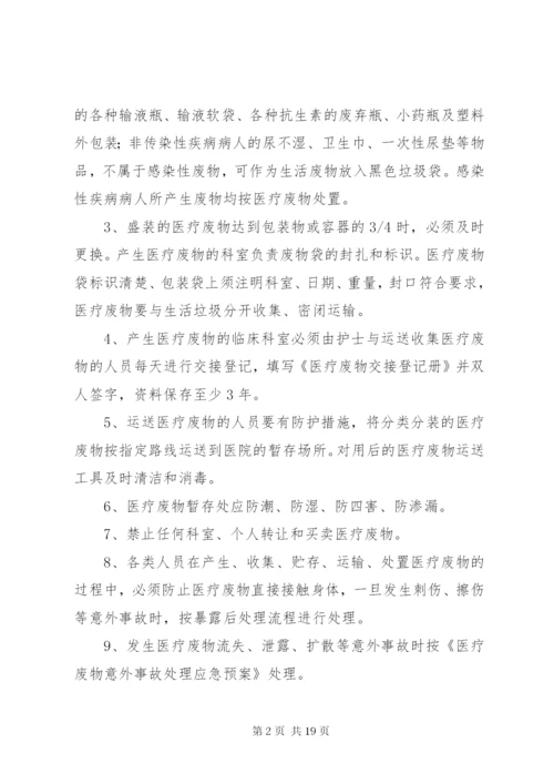 医疗废物暂存处相关管理制度(XX年).docx