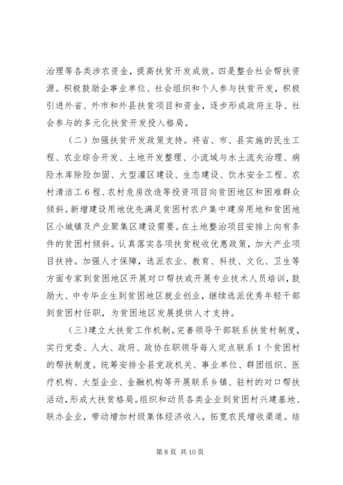 加强我市农村扶贫开发工作的实施意见.docx