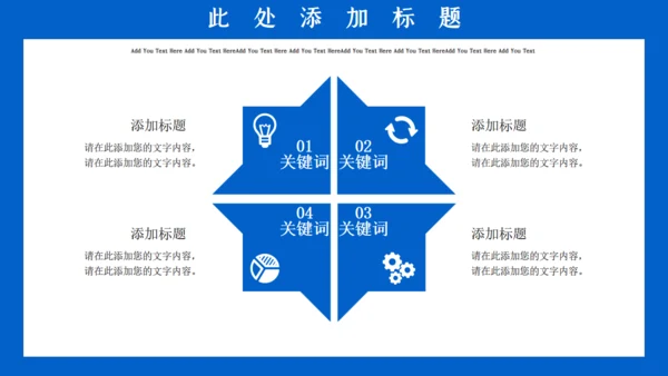 蓝色科技商务工作汇报通用PPT模板