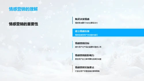 大雪情感营销策略