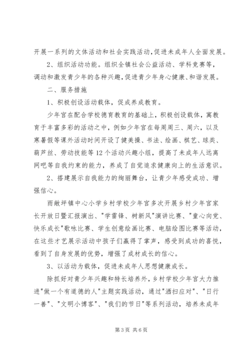 学校少年宫调研报告 (2).docx