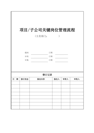 项目公司关键岗位管理流程.docx