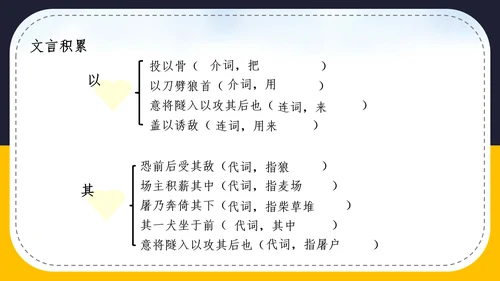 人教版语文七年级《狼》蒲松龄PPT模板