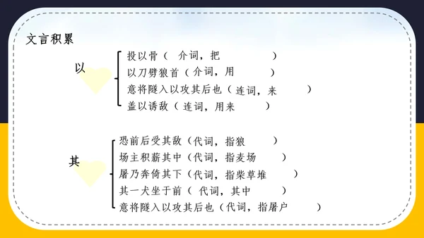 人教版语文七年级《狼》蒲松龄PPT模板