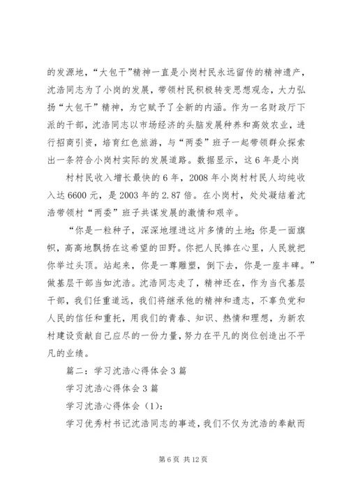 学习沈浩心得体会3篇 (4).docx