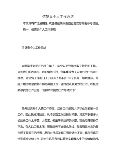 信贷员个人工作总结 (2).docx