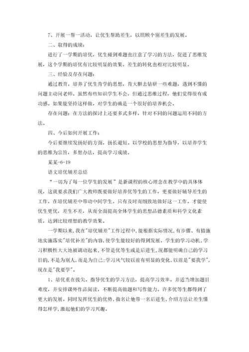 初中数学培优辅差工作总结.docx