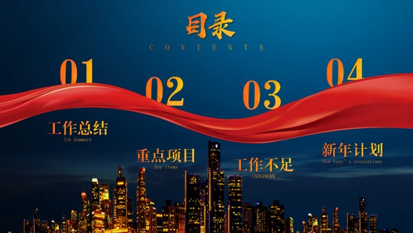 启航新征程集团企业年终总结通用PPT模板