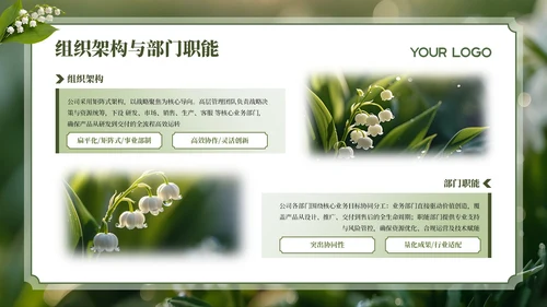 绿色清新员工培训PPT模板