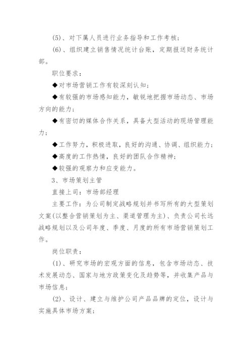 市场部岗位职责及制度_市场部主要负责什么工作.docx