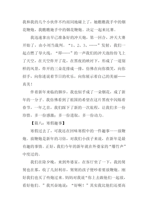 关于寒假的作文500字.docx