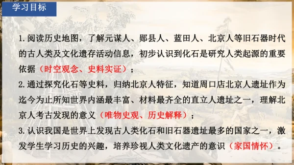 第1课 远古时期的人类活动  课件