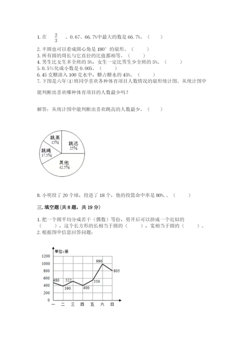 六年级上册数学期末测试卷【新题速递】.docx