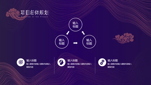紫色时尚简约商业计划书通用PPT模板