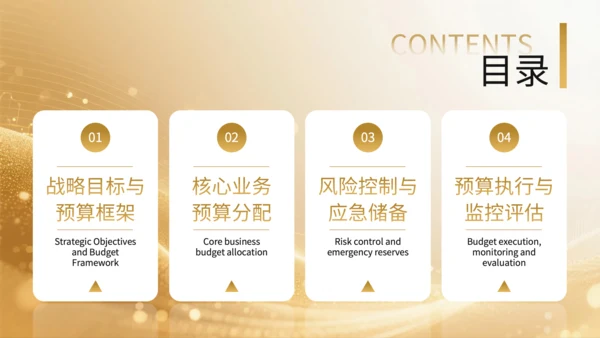 黄色商务风基金公司年度财务预算分配规划PPT