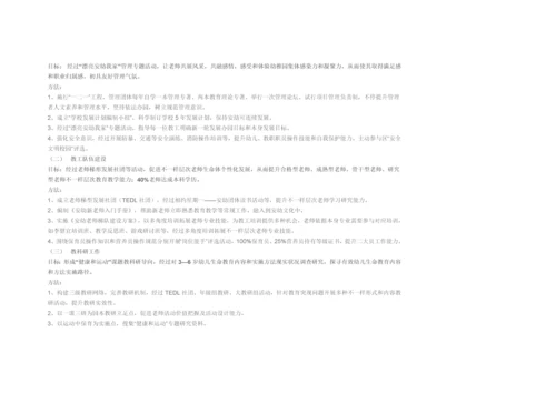 安亭幼儿园五年发展综合规划.docx