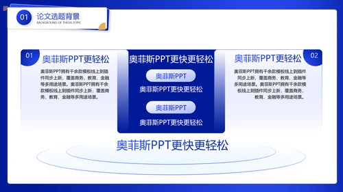 蓝色渐变大学论文毕业答辩PPT套装